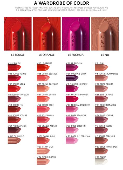 ysl lipstick sephora malaysia|ysl lipstick color chart.